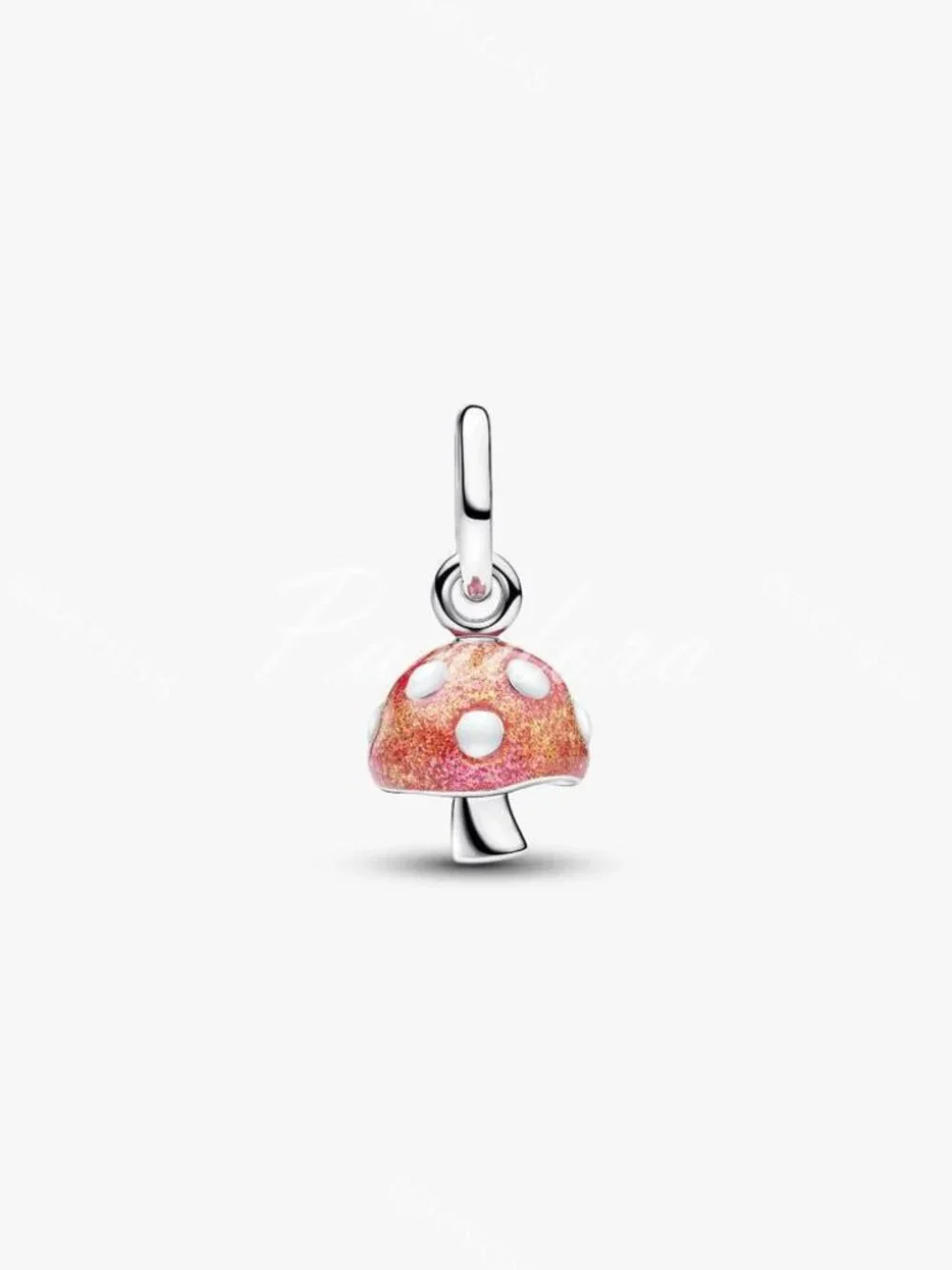 Glow-in-the-dark Mushroom Dangle Charm